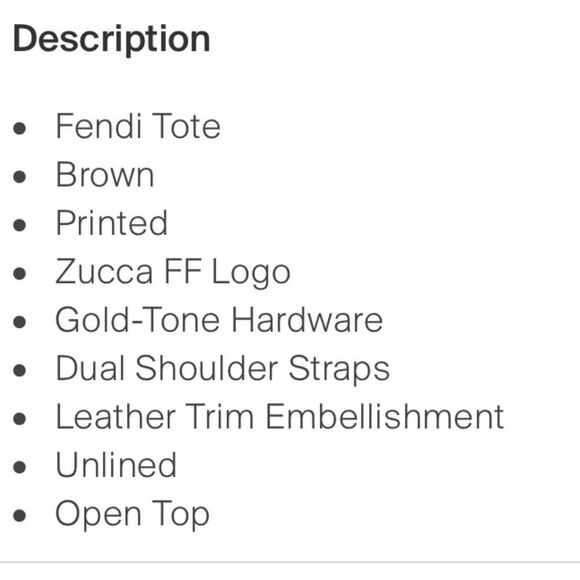 FENDI Vintage Zucca Monogram Foldable Tote Bag - Picture 2 of 5